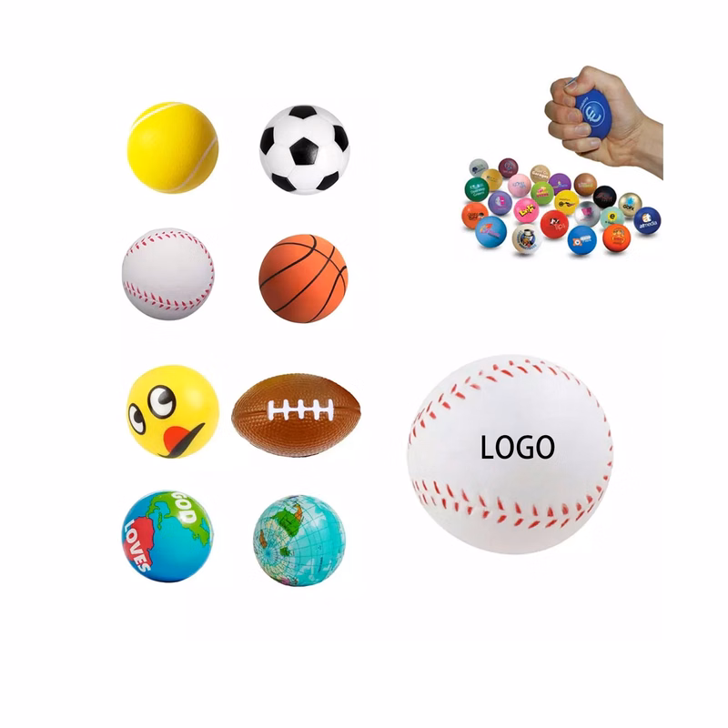6.3cm Squeezable Stress Ball PU Ball Reliever Ball