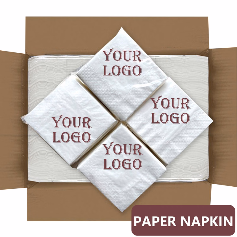 Plastic sealed bag packaged napkins