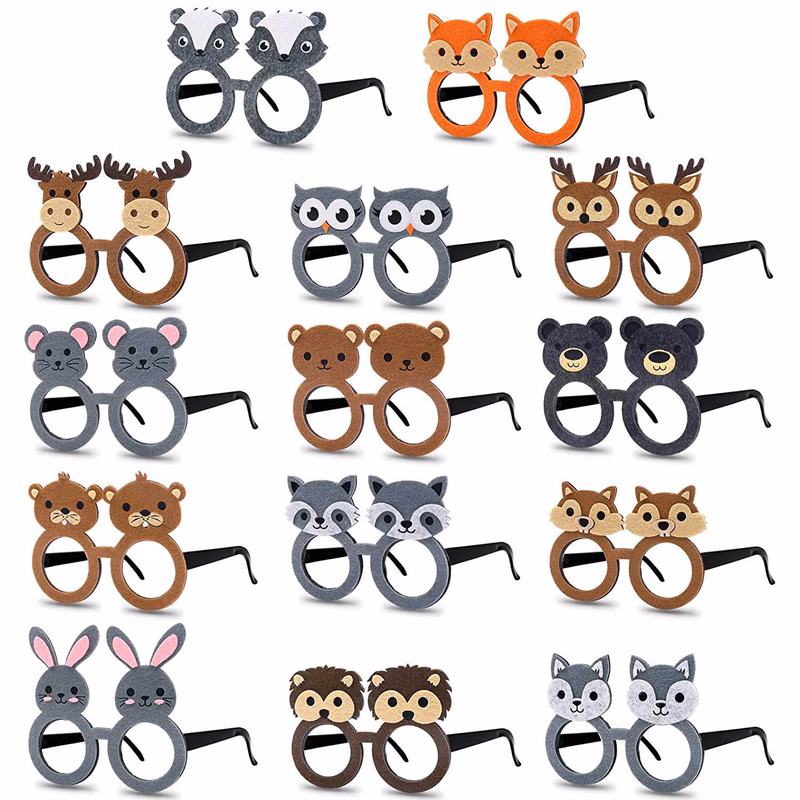 Jungle Animal Glasses
