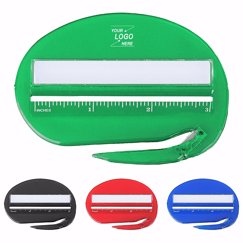 Multifunctional Letter Opener with Ruler and Magnifier