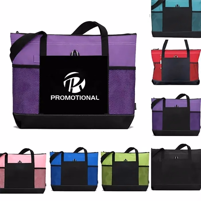 Feather Flight Zippered Tote Bag