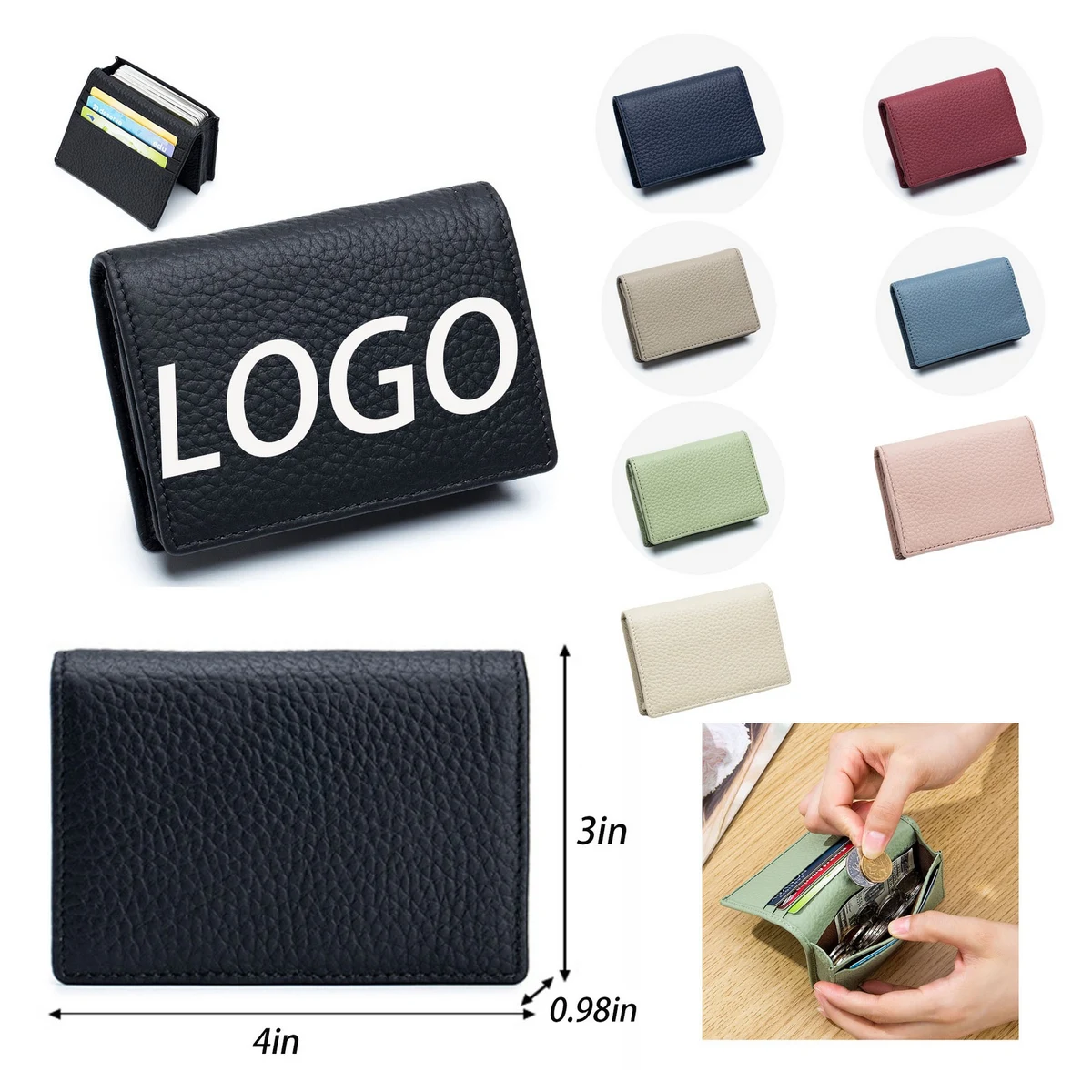 Simple Men'S Wallet 1
