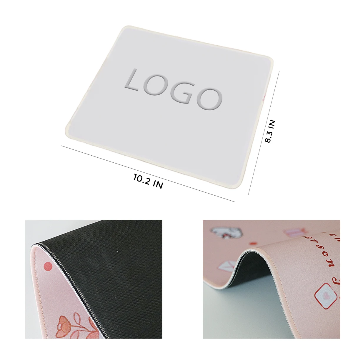 MOQ 50 Pcs Functional Edge Locked Mouse Pad 1