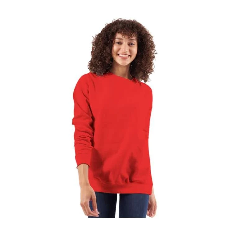 Adult Crewneck Sweatshirts - Red S-XL 1