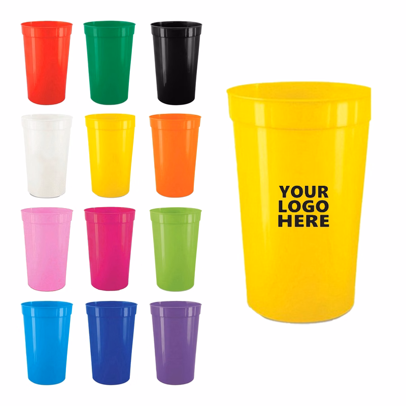 16 oz Reusable Plastic Stadium Party Cups