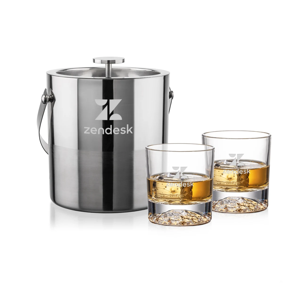 Catania Ice Bucket & Heathfield On-the-Rocks Set 1