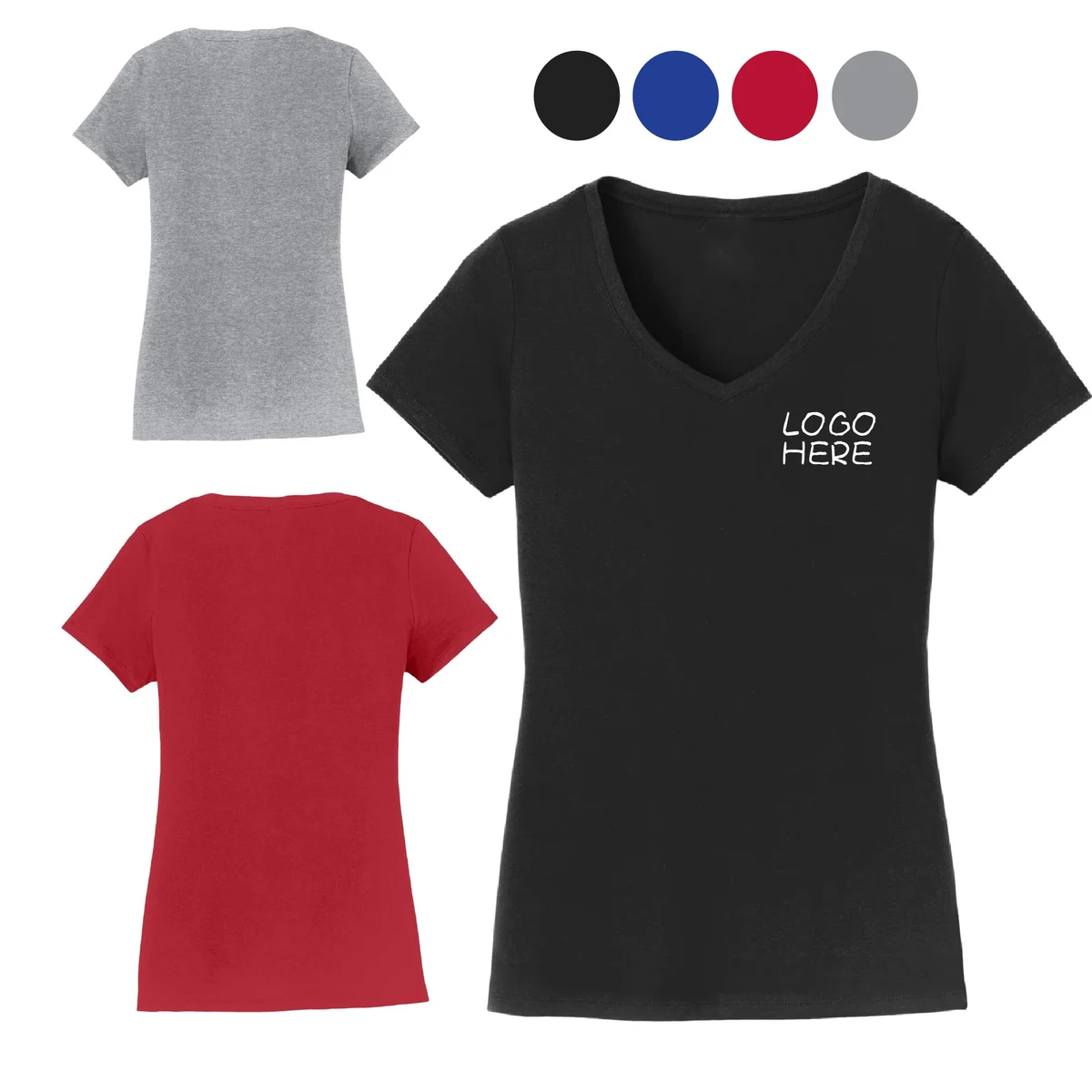 Women`s V-Neck Shirt 1