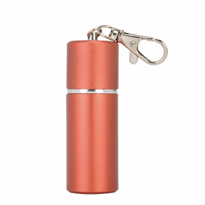 Stainless Steel Toothpick Box Keychain