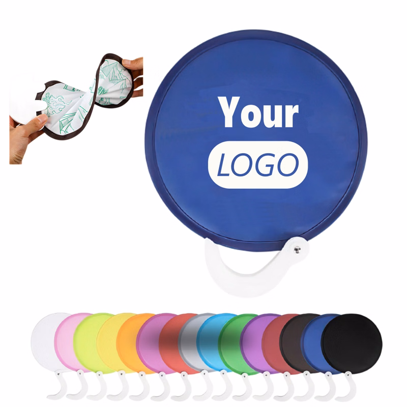 Flying Discs with Fan Feature Collapsible Design and Handle