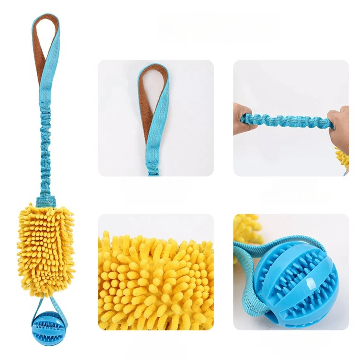 Elastic Dog Chew Rope Interactive Toy 1