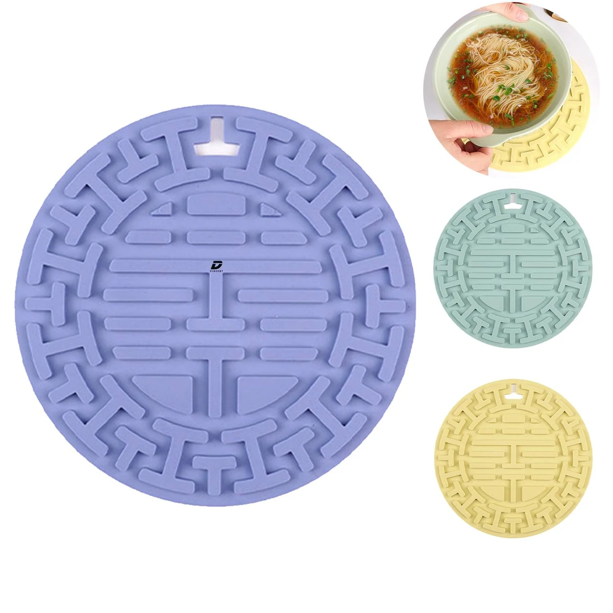 PVC Round Non Slip Placemat 1