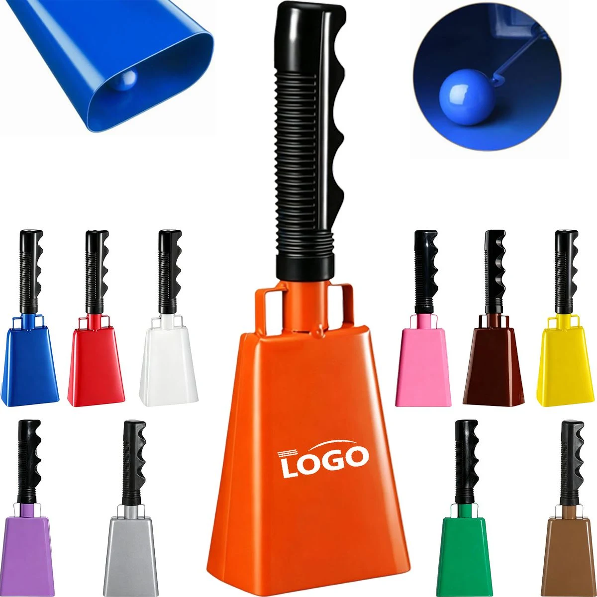 9-Inch Handheld Cheer Bell 1
