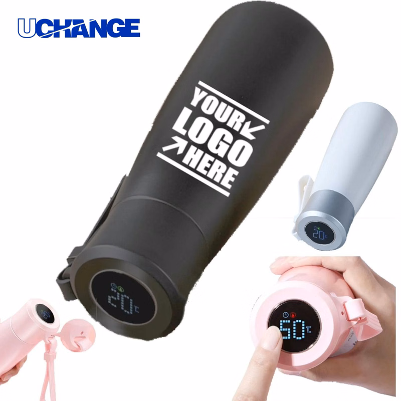 Digital Temperature Display Vacuum Bottle Container (11 OZ)