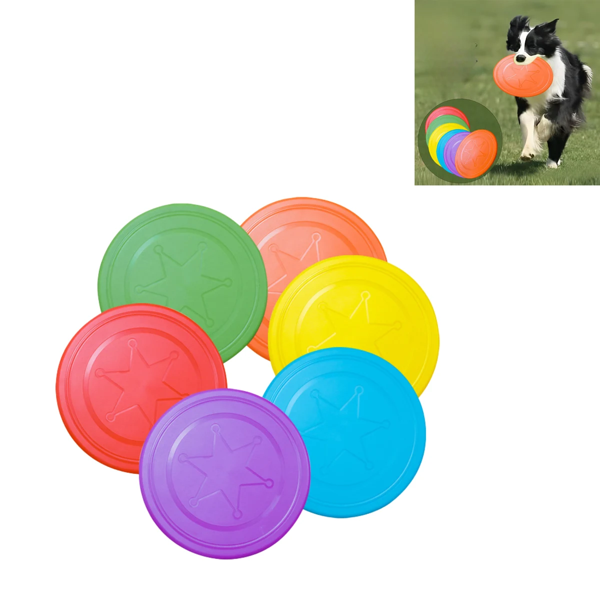 Durable Dog Flying Disc Pet Toy for Active Play 1