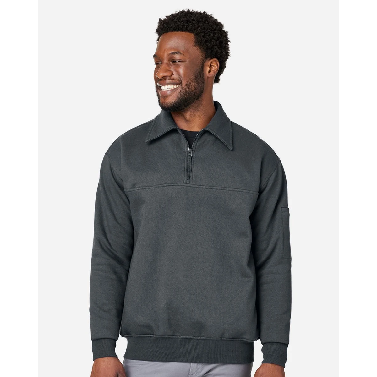 Unisex ClimaBloc™ Heavyweight Tactical Quarter-Zip Pullover - M712 1