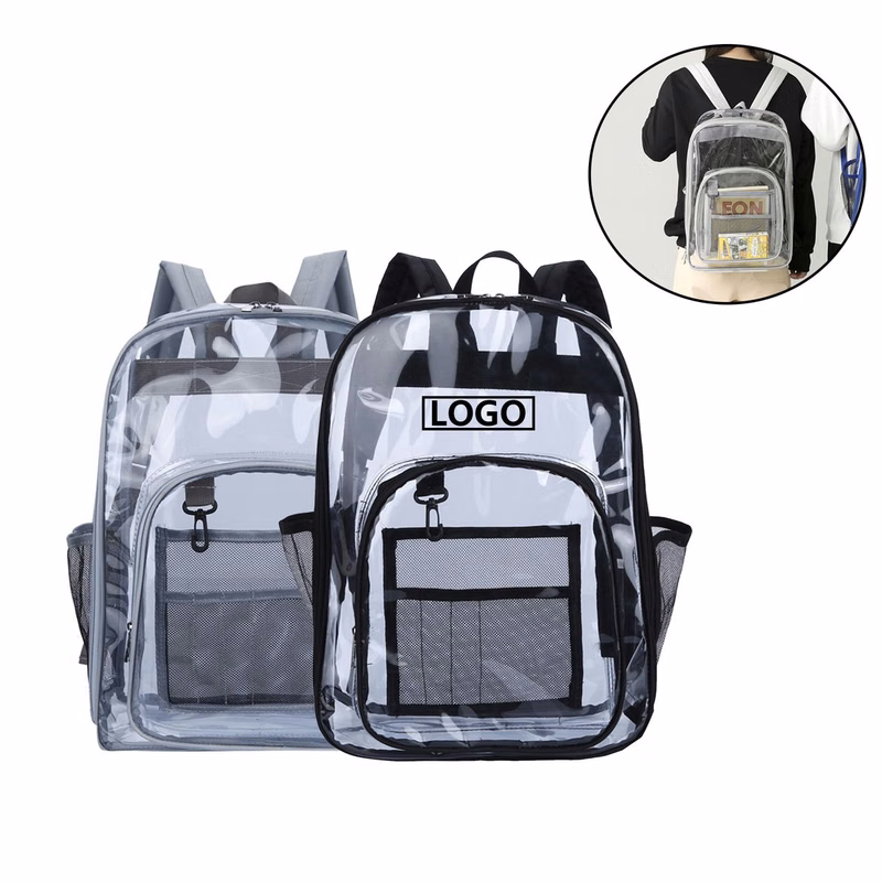 Large Capacity Transparent PVC Backpack
