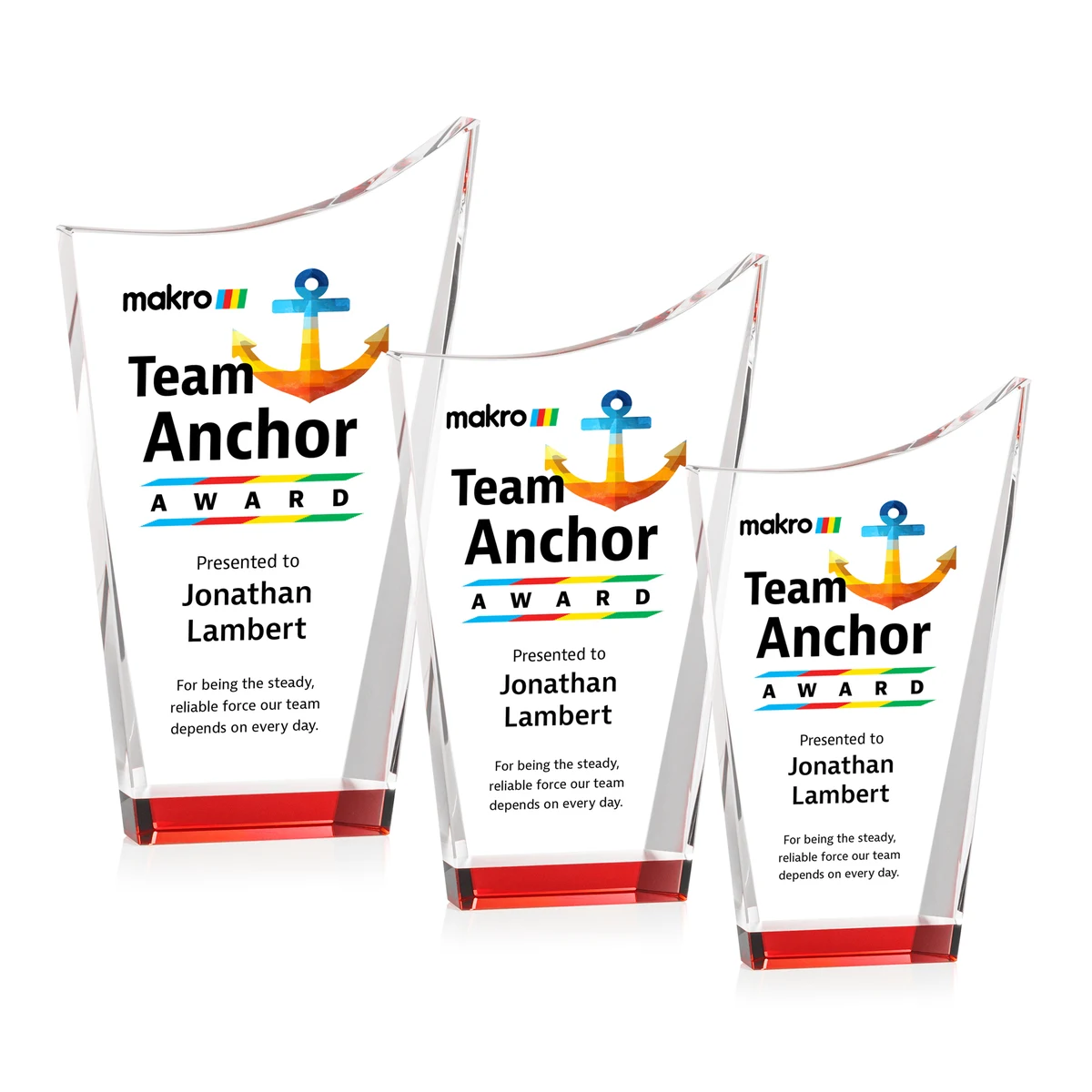 Burnett VividPrint™ Award - Red 1