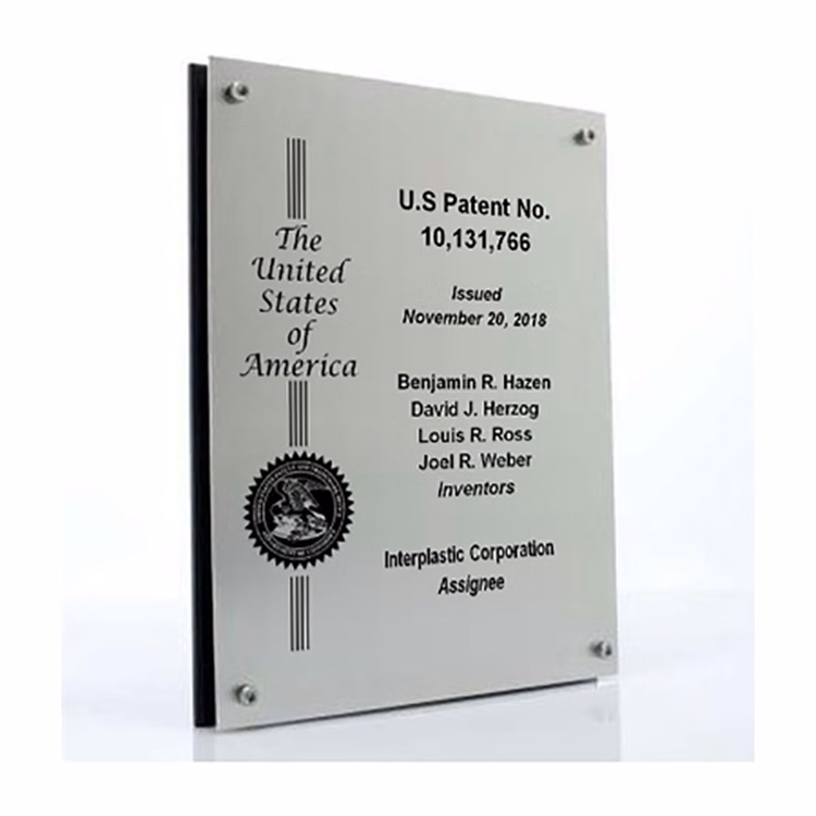 Keystone Patent Award Plaque