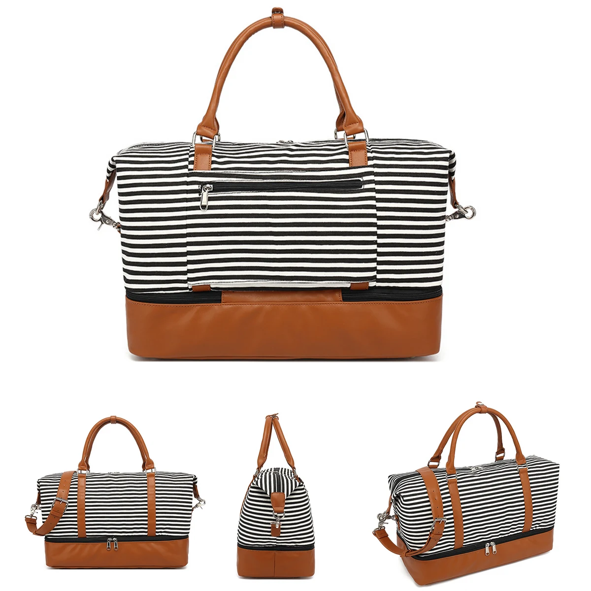 Women Canvas Travel Weekender Bag 1