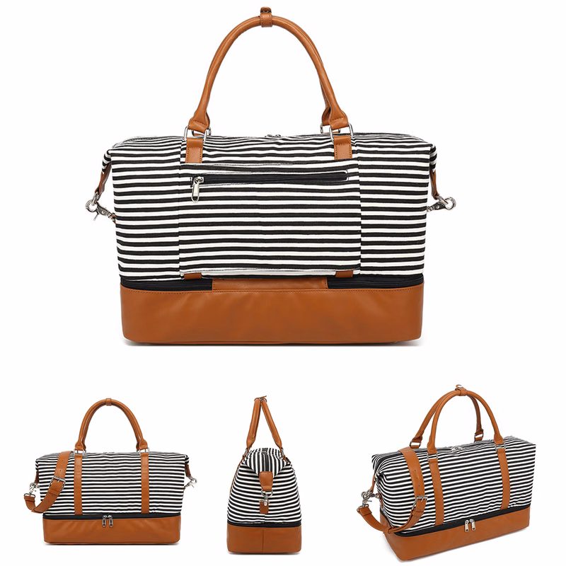 Women Canvas Travel Weekender Bag