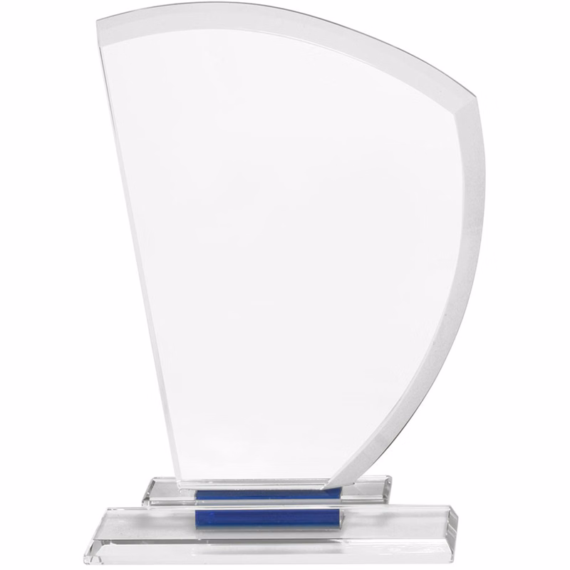 Three Layered Base Harp Crystal Awards