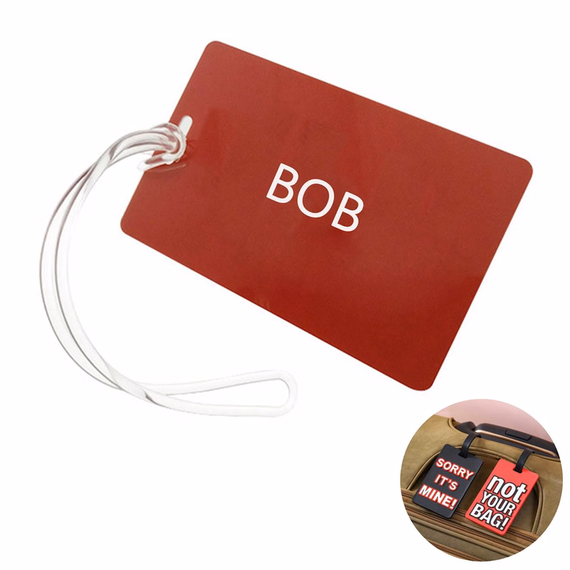 PVC Square Luggage Tag