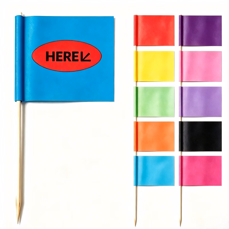 Custom Bamboo Toothpick Food Flags for Party Decoration