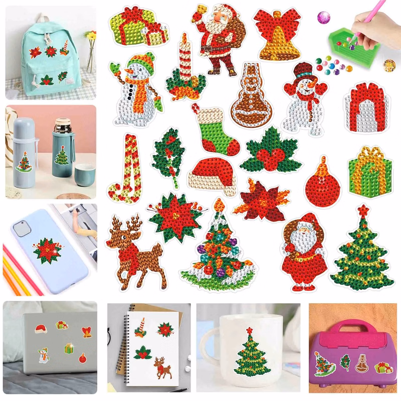 Christmas 5D Diamond Painting Stickers