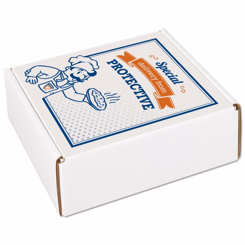 7 1/4" x 7" x 2 1/2" - B-Flute Outside Tuck Box
