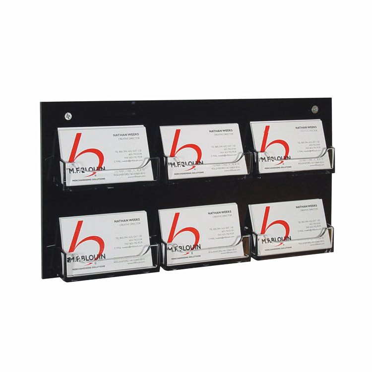 Wall Business Card Holder, 3 Pockets