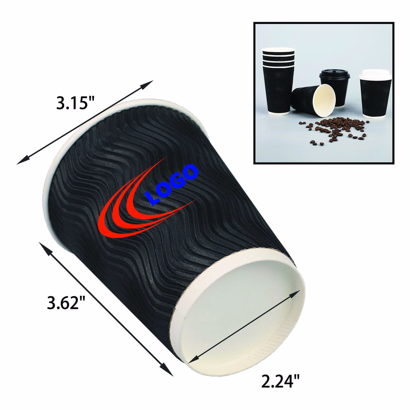 MOQ 50 Practical 8 OZ Disposable Cup Full Color