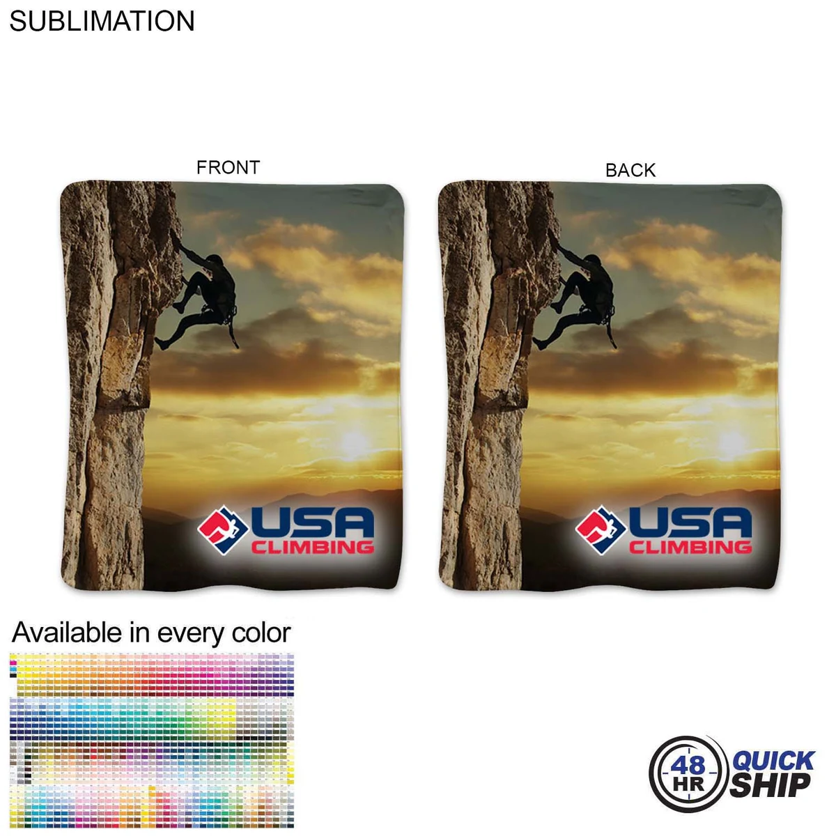 48 Hr Quick Ship - Ultra Soft and Smooth Microfleece Blanket, 50x60, Sublimated 1