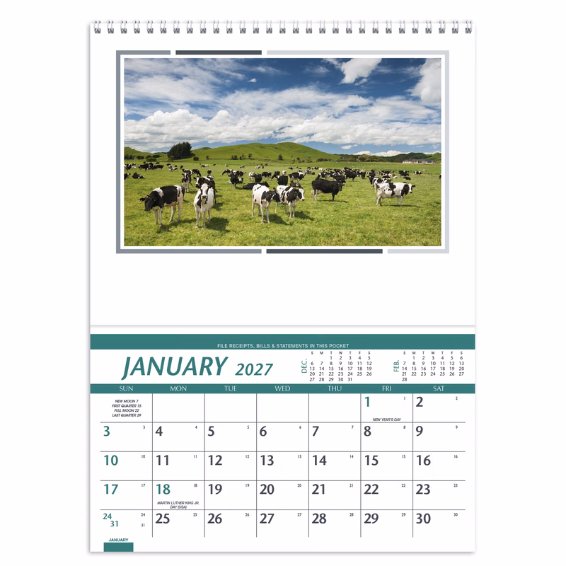 Triumph® Calendars Farm Pocket Calendar