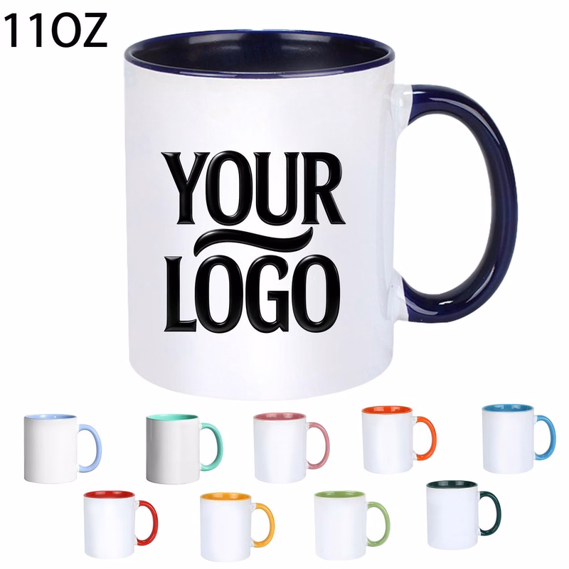 11OZ Inner Color Coffee Handle Mug