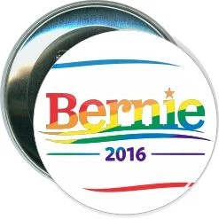 Sanders, Rainbow Bernie, Political Button 1