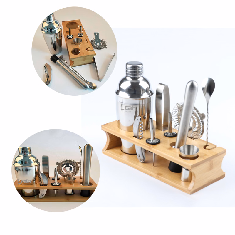 Stainless Steel Cocktail 10-Piece Set
