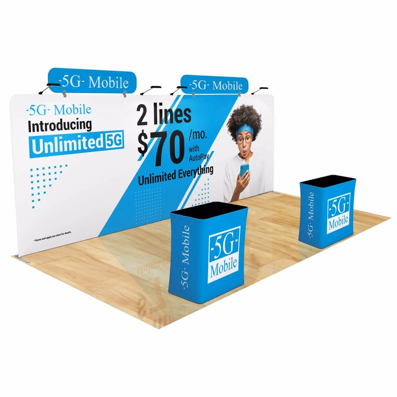 20ft Fastzip™ Trade Show Booth Value Package