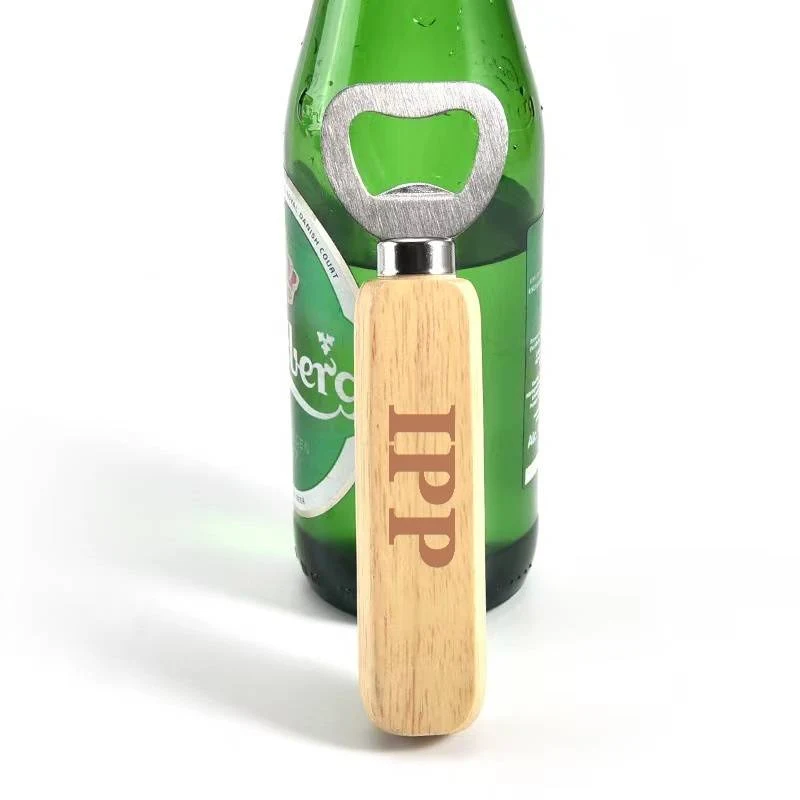 Beer Bottle Opener With Wood Handle 1