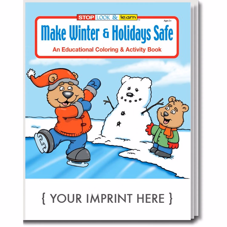 COLORING BOOK - Make Winter and Holidays Safe Coloring & Activity Book