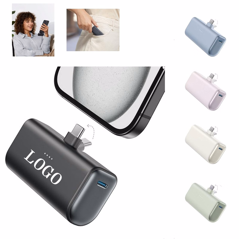 5000mAh Portable Built in USB Power Bank