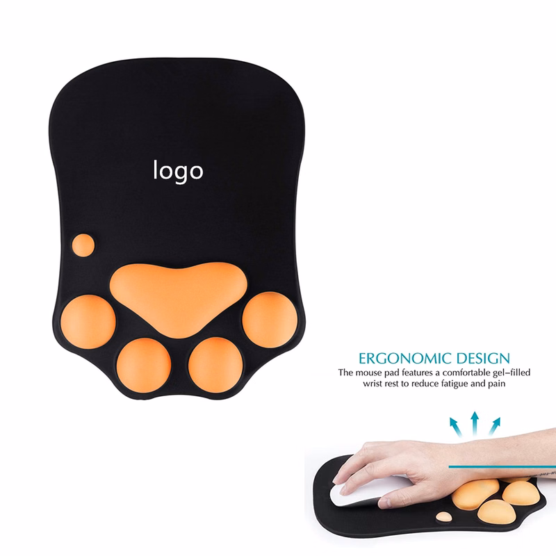 Cat Paw Mouse Pad with Wrist Support