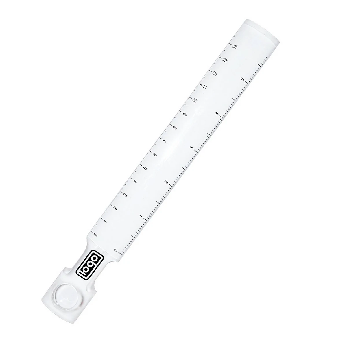 2-in-1 Acrylic Ruler with Magnifier 1