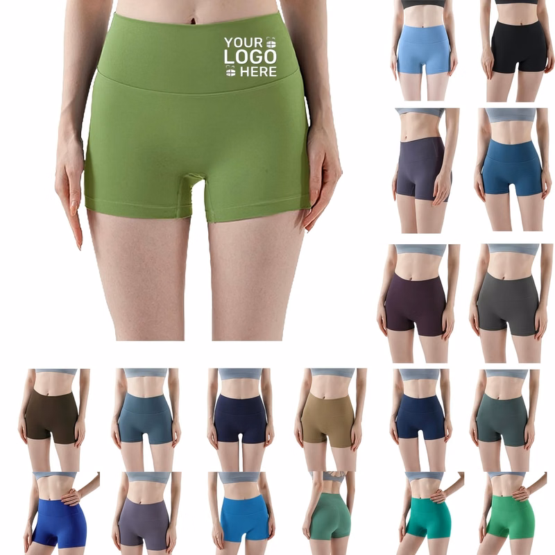 High-Waisted Hip-Lifting Yoga Shorts