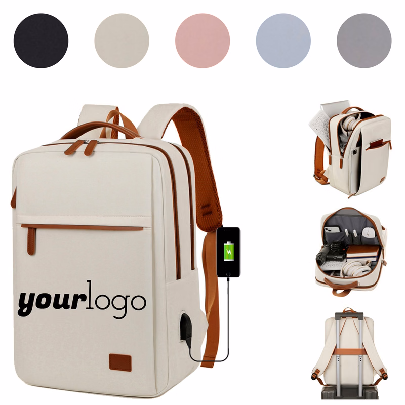 Lightweight and Durable Laptop Backpack with USB Charging