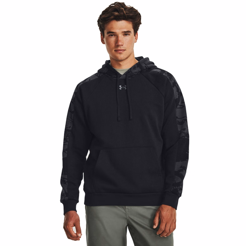 Men's UA Rival Fleece Camo Blocked Hoodie