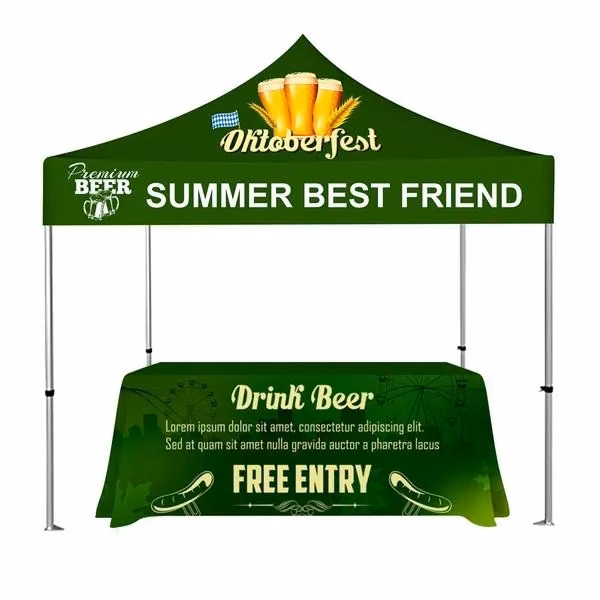 10'x10' Canopy Tent & 6ft Table Cloth