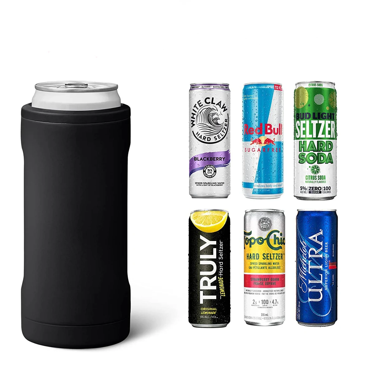 Stainless steel Insulated Can Cooler for 12oz 1