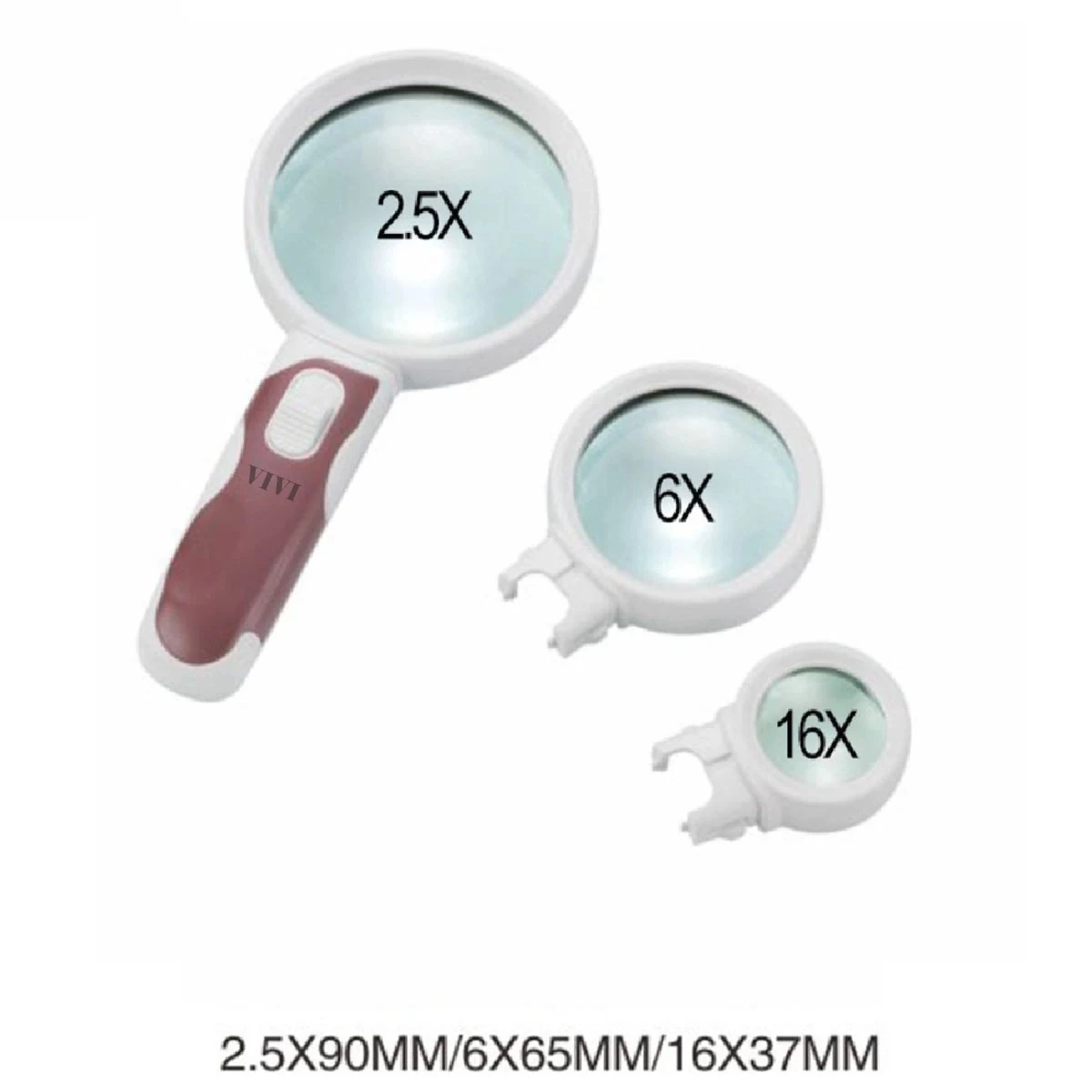 Handheld Magnifying Glass With Light Detachable 1