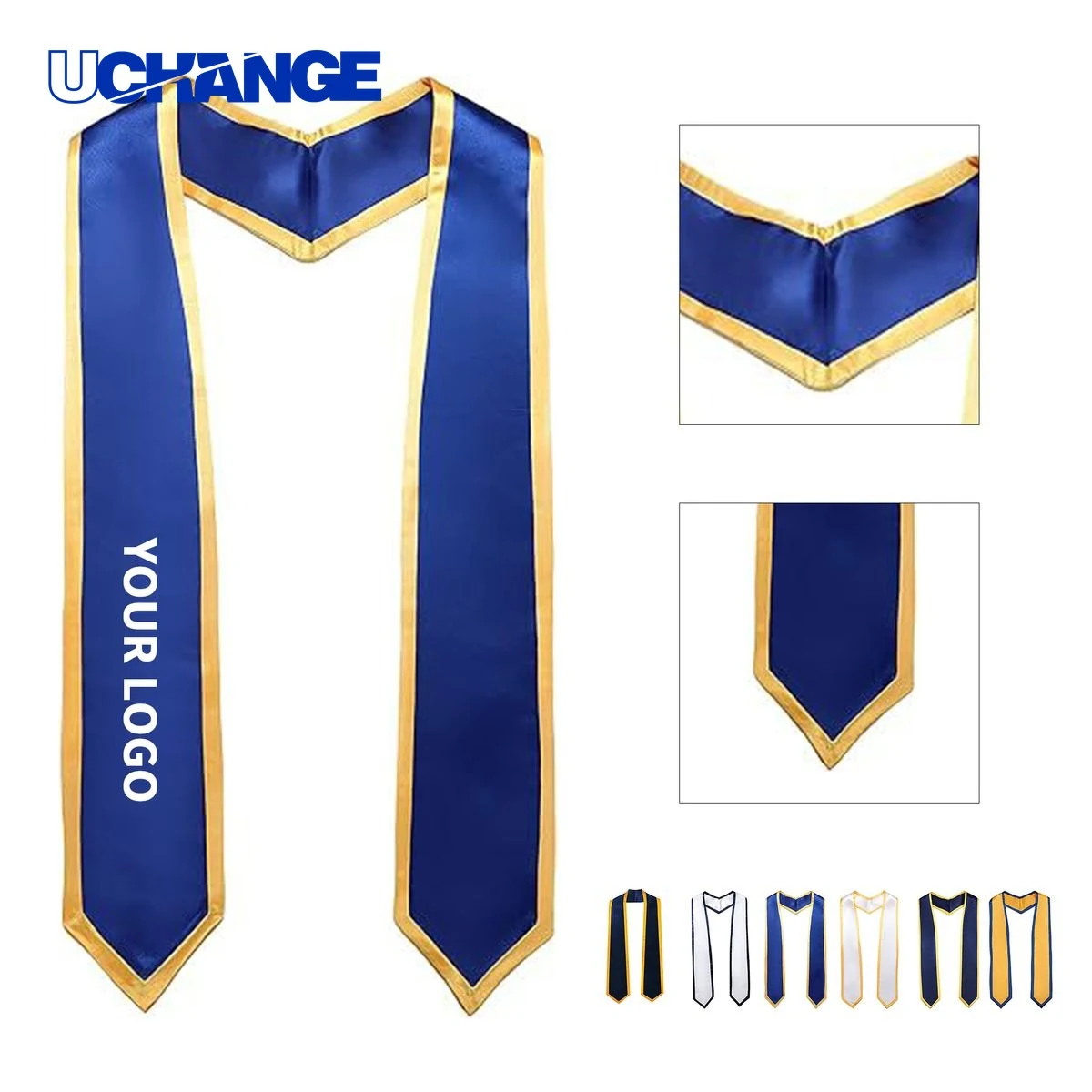 Graduation Stole Sash Polyester Satin Material for Ceremonies 1