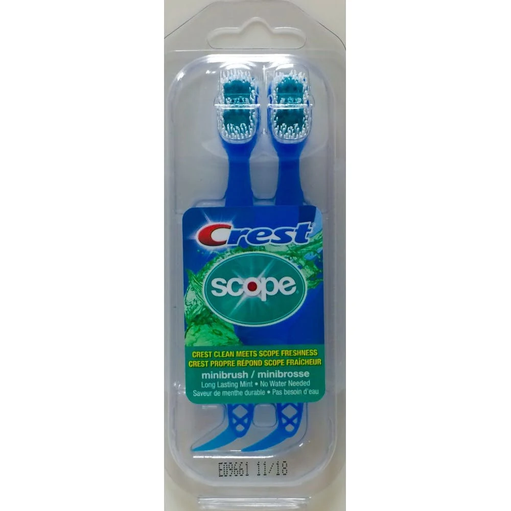 Crest Scope Minibrush - 2 Pack 1